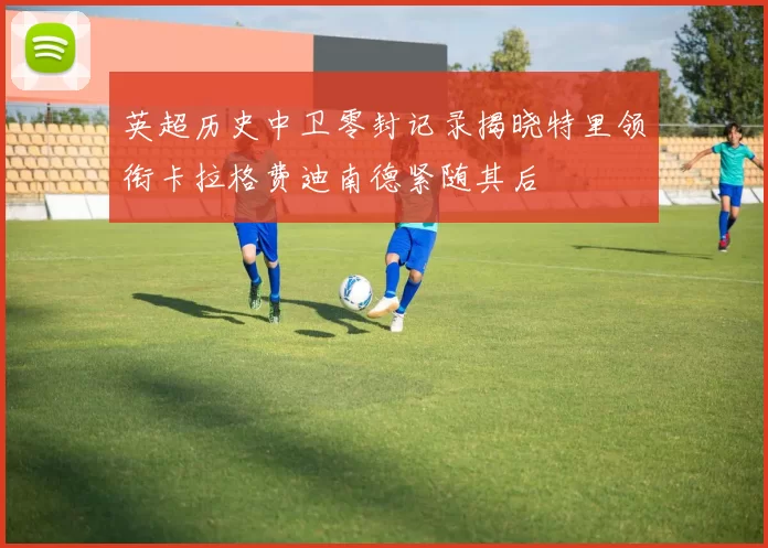 英超历史中卫零封记录揭晓特里领衔卡拉格费迪南德紧随其后